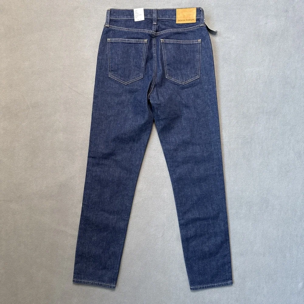 Aritzia Denim Forum Jeans Womens 26 Yoko High Rise Slim Dark Wash Button Fly NWT